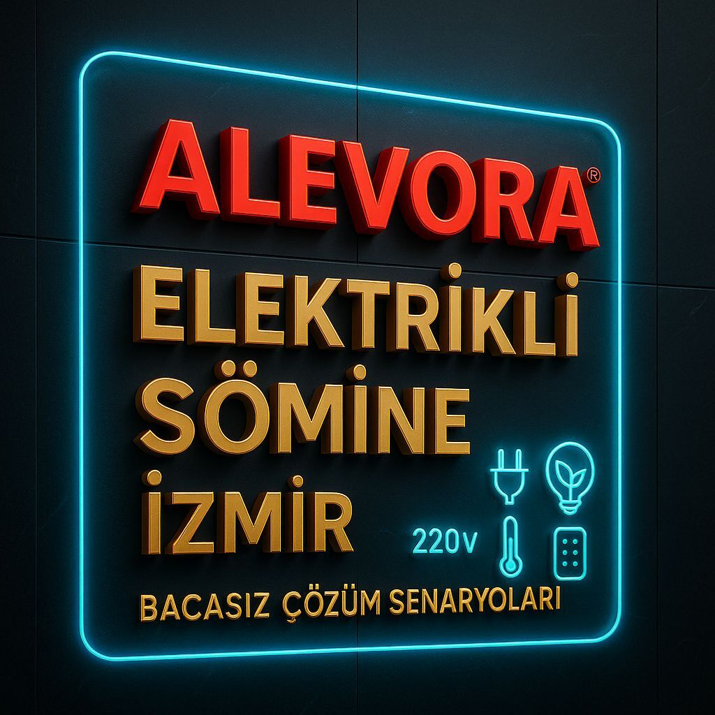 Elektrikli Şömine İzmir | Bacasız Çözüm Senaryoları