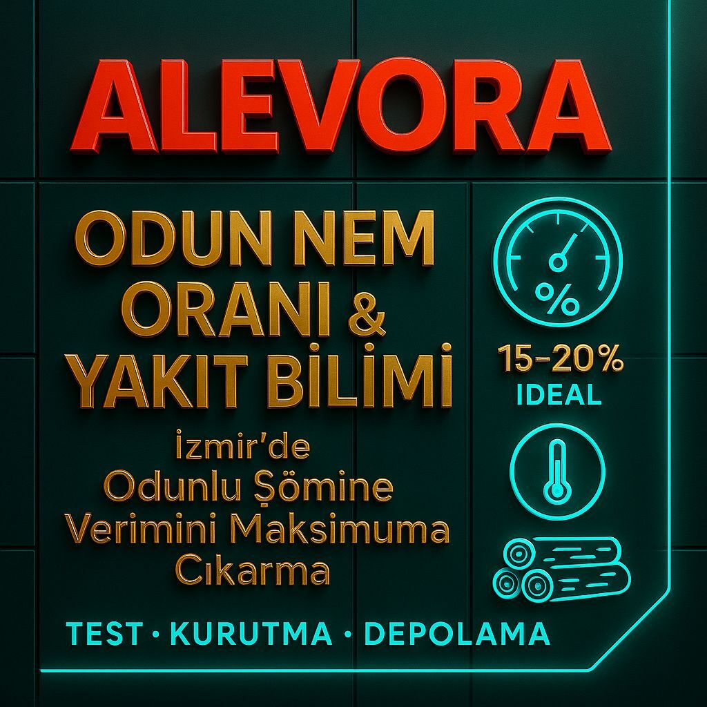 Odun Nem Oranı ve Yakıt Bilimi: İzmir’de Odunlu Şömine Verimini Maksimuma Çıkarma