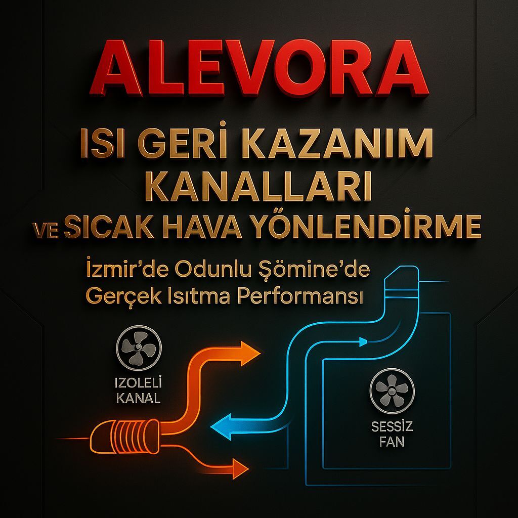 Isı Geri Kazanım Kanalları ve Sıcak Hava Yönlendirme: İzmir’de Odunlu Şömine’de Gerçek Isıtma Performansı