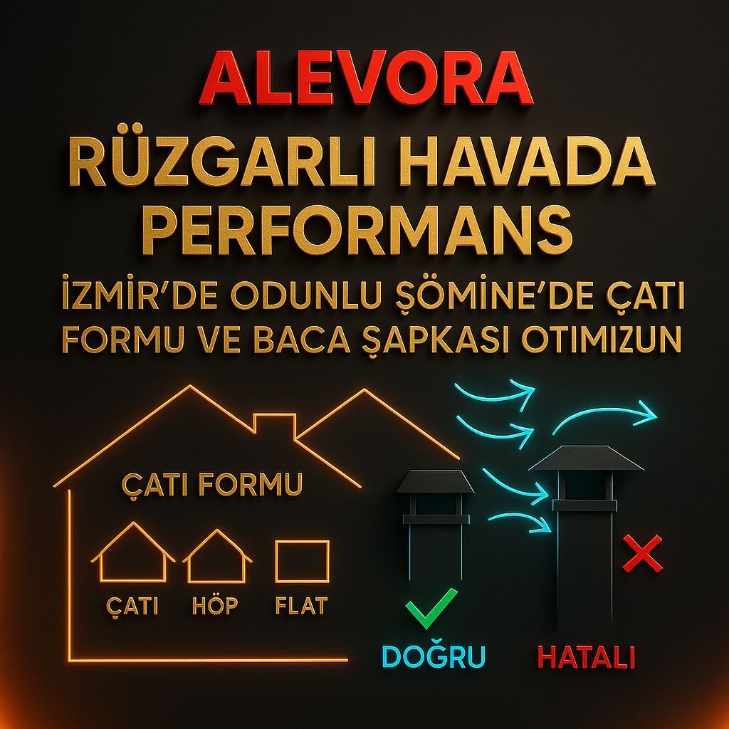 Rüzgarlı Havada Performans: İzmir’de Odunlu Şömine’de Çatı Formu ve Baca Şapkası Optimizasyonu