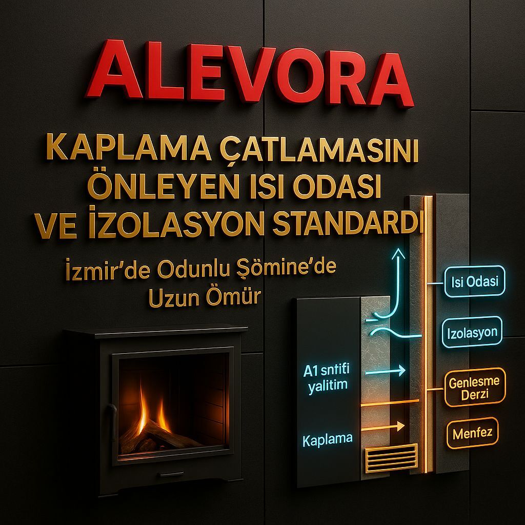 Kaplama Çatlamasını Önleyen Isı Odası ve İzolasyon Standardı: İzmir’de Odunlu Şömine’de Uzun Ömür