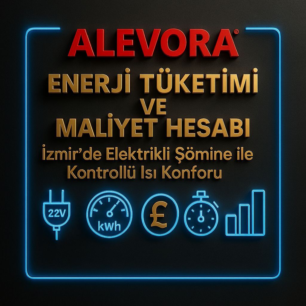 Enerji Tüketimi ve Maliyet Hesabı: İzmir’de Elektrikli Şömine ile Kontrollü Isı Konforu
