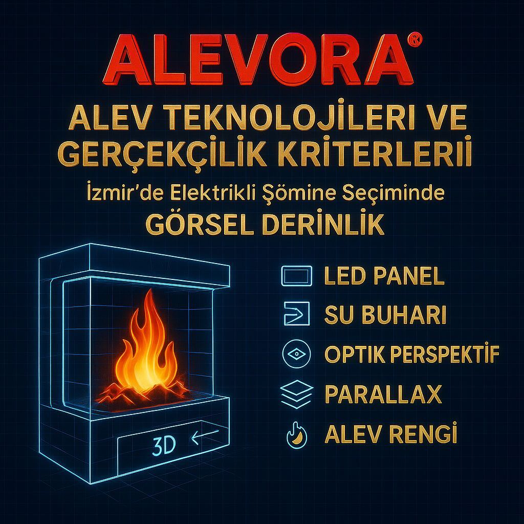 Alev Teknolojileri ve Gerçekçilik Kriterleri: İzmir’de Elektrikli Şömine Seçiminde Görsel Derinlik