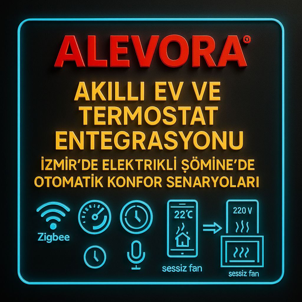 Akıllı Ev ve Termostat Entegrasyonu: İzmir’de Elektrikli Şömine’de Otomatik Konfor Senaryoları