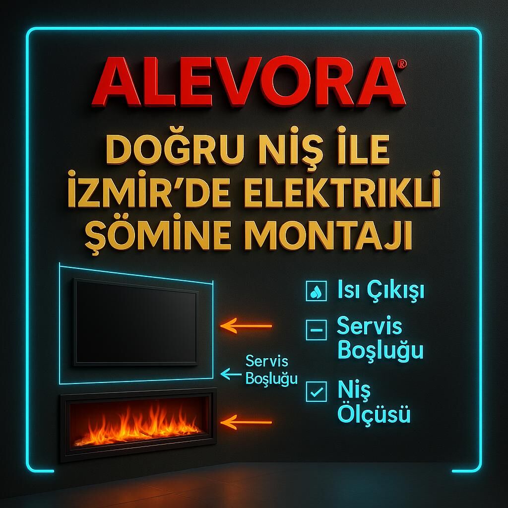 Niş Ölçülendirme ve Montaj Hataları: İzmir’de Elektrikli Şömine’de Alev Etkisini ve Isıtmayı Bozmayan Kurulum