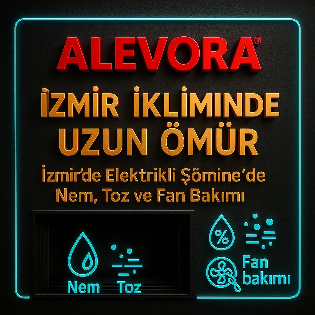 İzmir İkliminde Uzun Ömür: İzmir’de Elektrikli Şömine’de Nem, Toz ve Fan Bakımı
