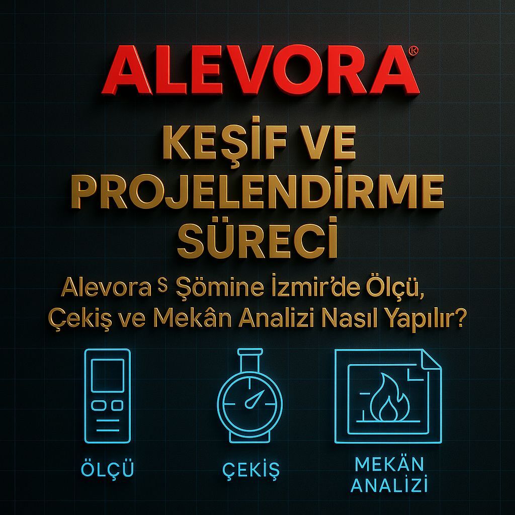 Keşif ve Projelendirme Süreci: Alevora Şömine İzmir’de Ölçü, Çekiş ve Mekân Analizi Nasıl Yapılır?