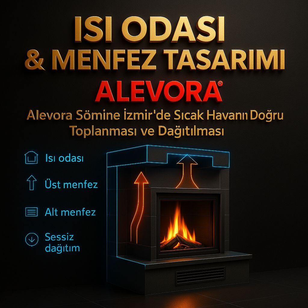 Isı Odası ve Menfez Tasarımı: Alevora Şömine İzmir’de Sıcak Havanın Doğru Toplanması ve Dağıtılması