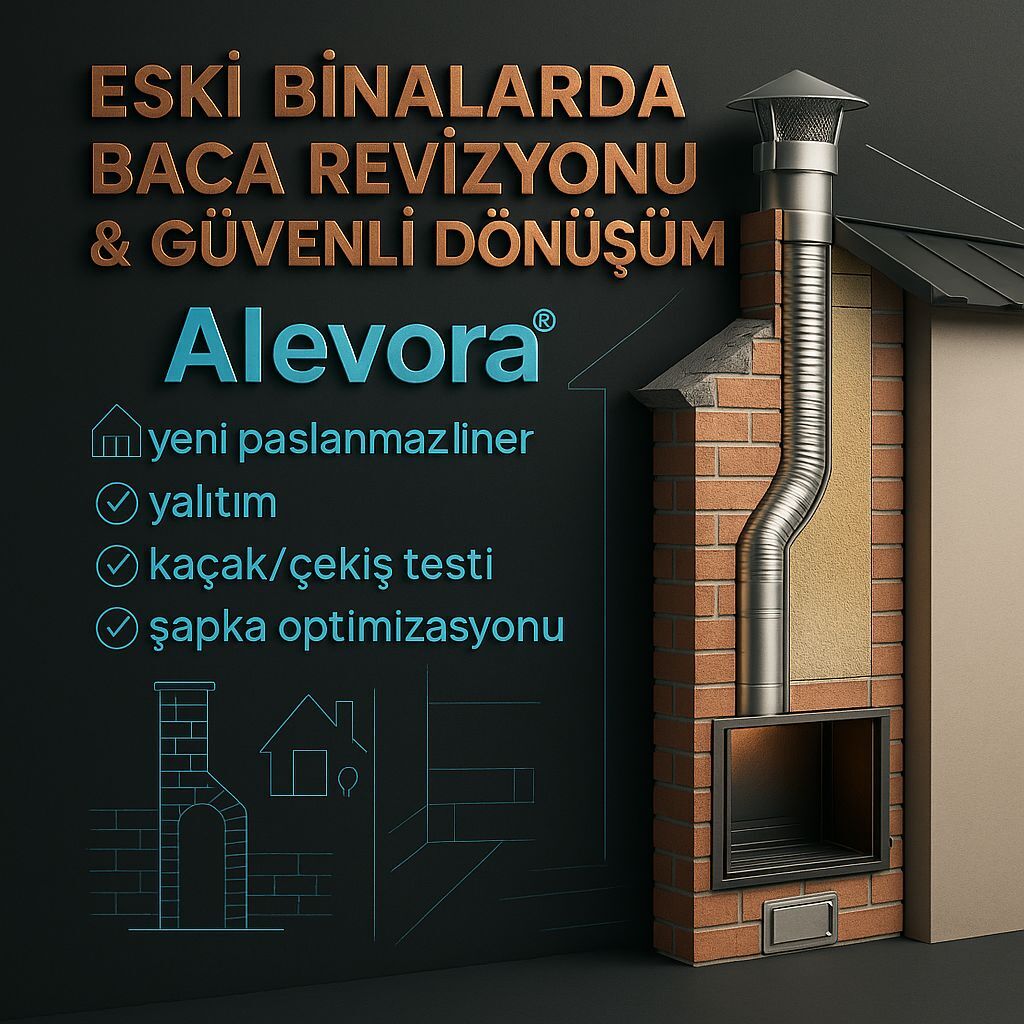 Eski Binalarda Baca Revizyonu ve Güvenli Dönüşüm: Alevora Şömine İzmir ile Mevcut Bacayı Şömineye Uygun Hale Getirme