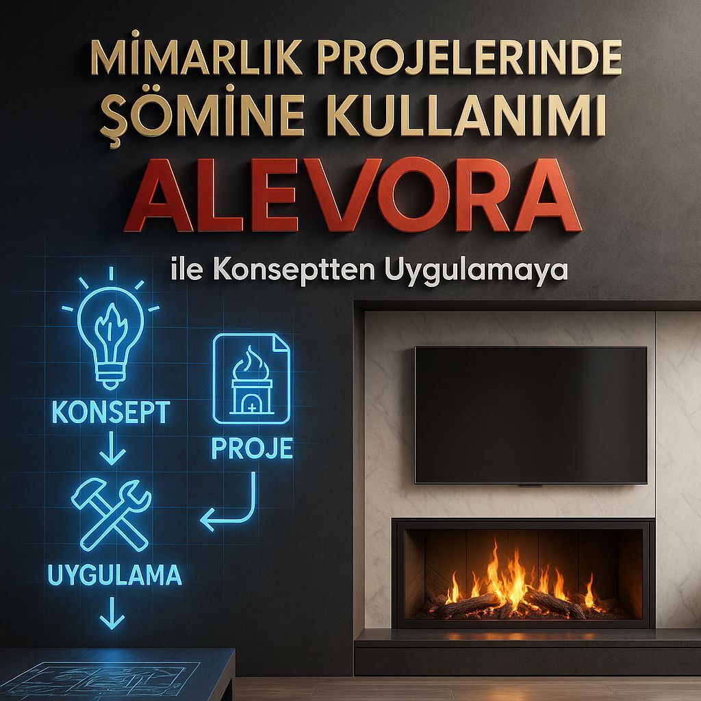 Mimarlık Projelerinde Şömine Kullanımı | Alevora® ile Konseptten Uygulamaya