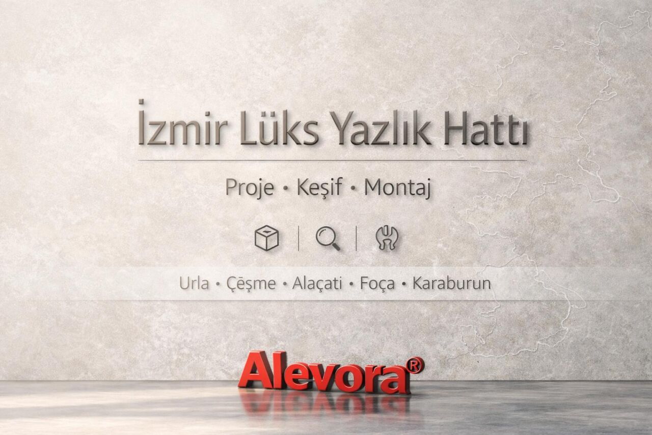 Odunlu Şömine İzmir | Keşif ve Montaj Alevora®