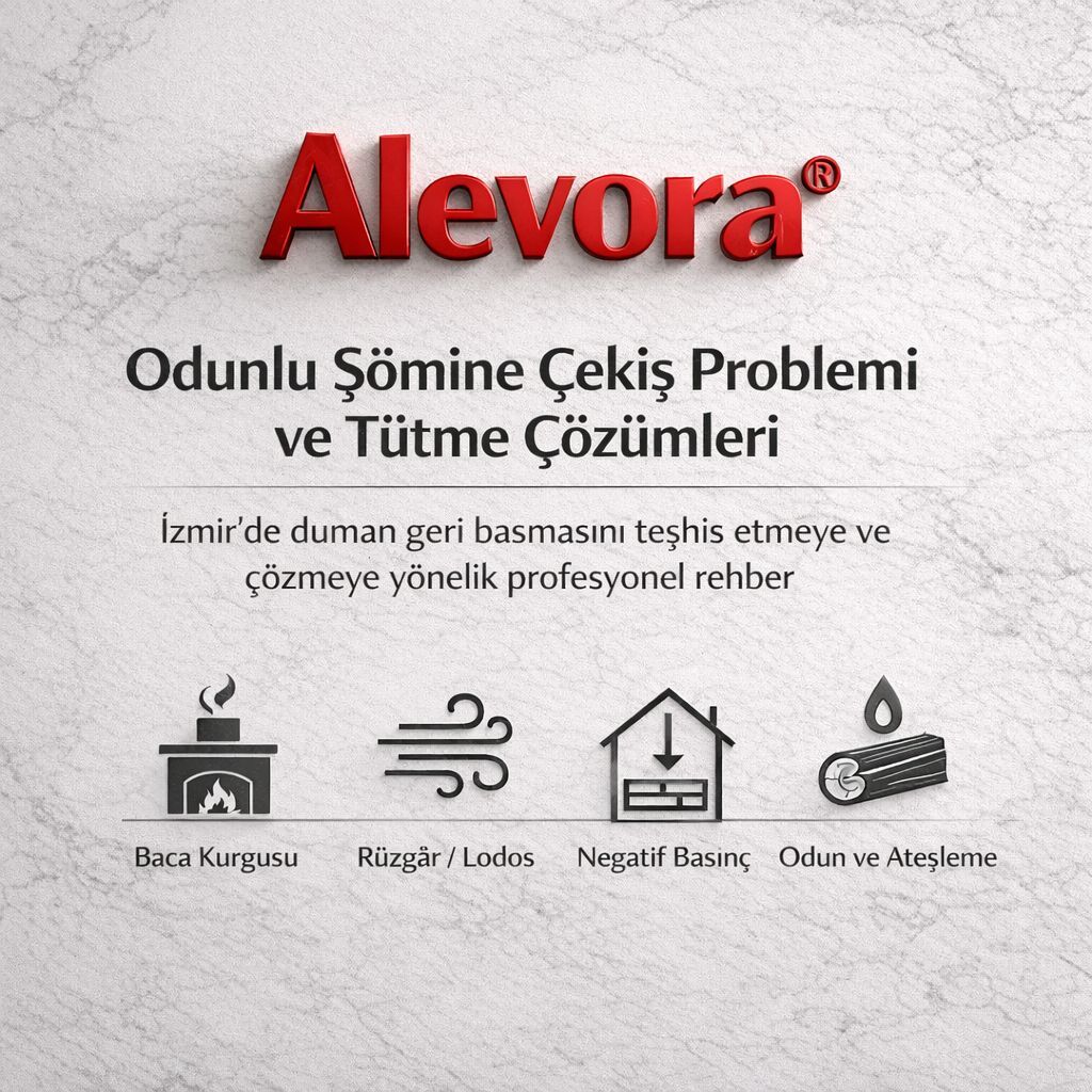 İzmir’de Odunlu Şömine Çekiş Problemi ve Tütme Rehberi