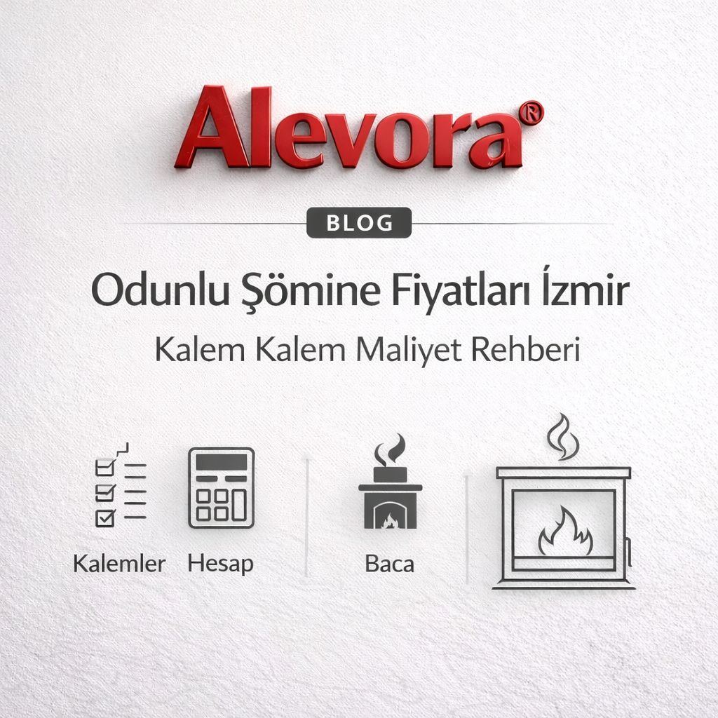Odunlu Şömine Fiyatları İzmir: Kalem Kalem Maliyet Rehberi