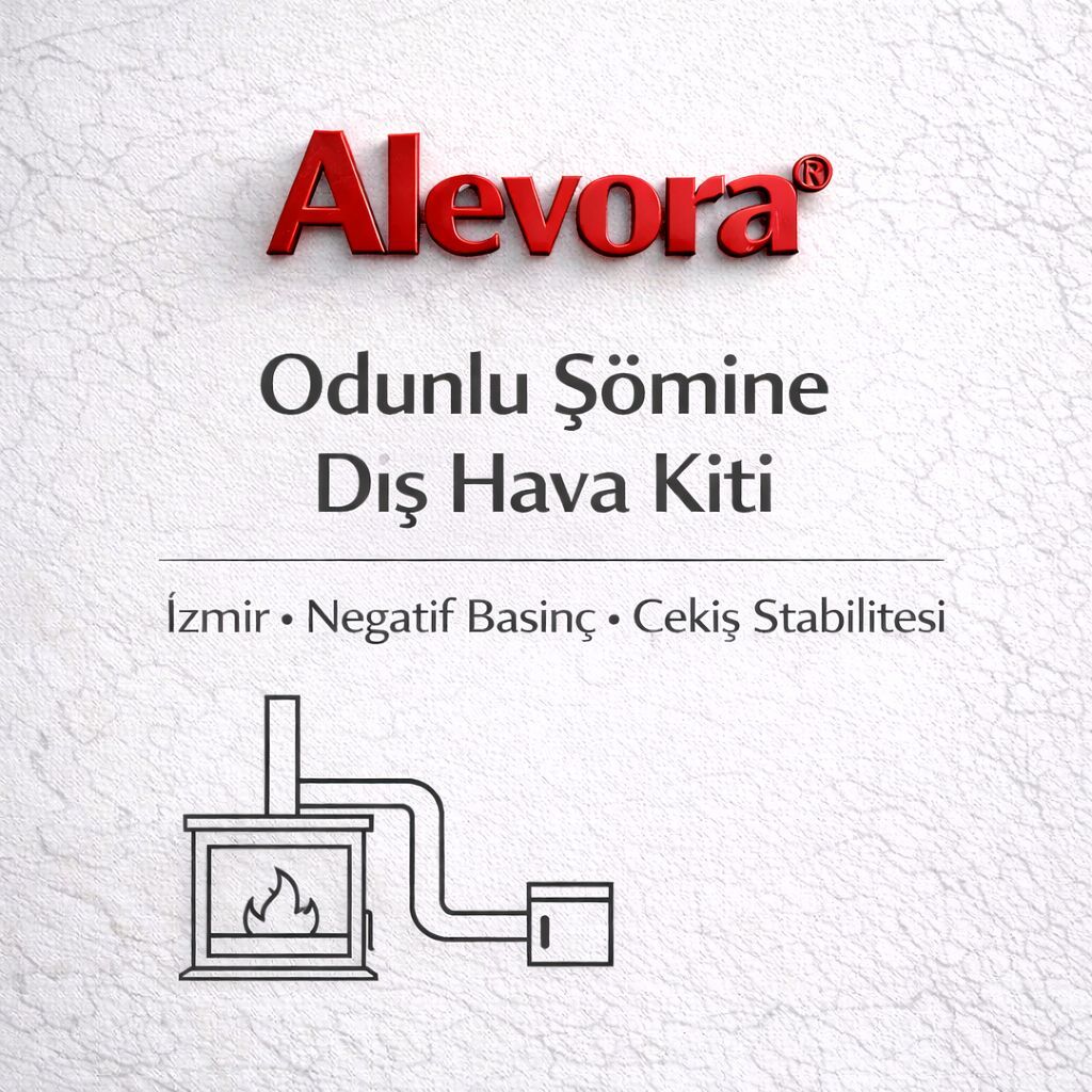 Odunlu Şömine Dış Hava Kiti | İzmir Alevora® Rehber