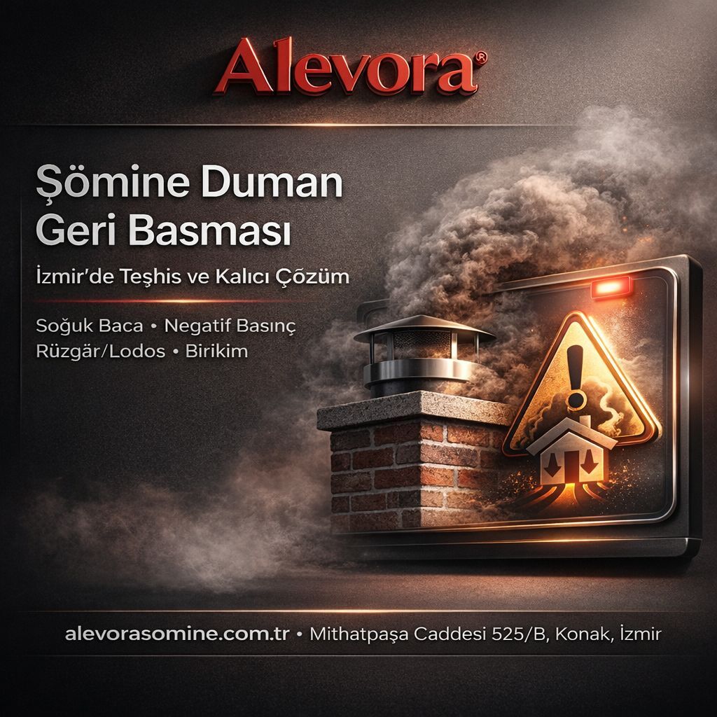 Şömine Duman Geri Basması | İzmir Rehberi | Alevora®