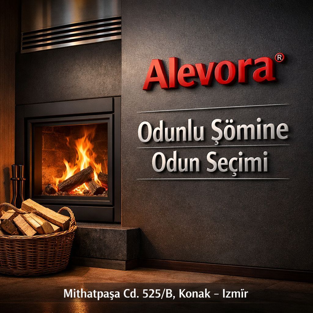 Odunlu Şömine Odun Seçimi: İzmir’de Temiz Yanma ve Net Cam Rehberi