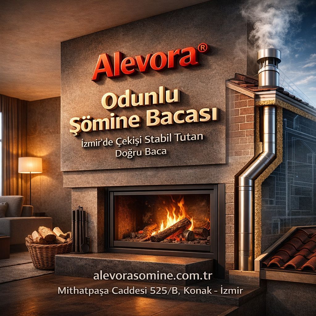 Odunlu Şömine Bacası: İzmir’de Çekişi Stabil Tutan Doğru Baca Rehberi