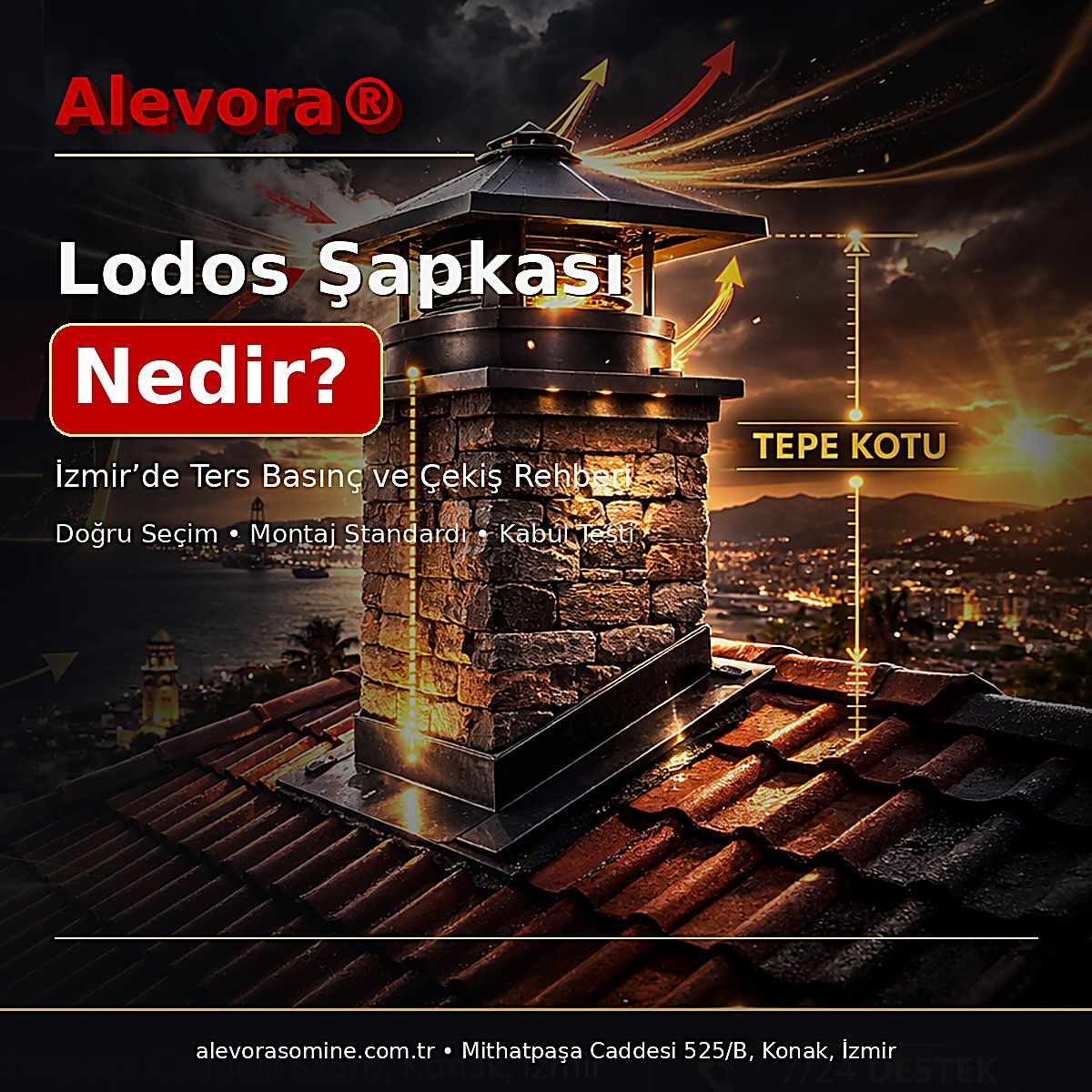 Lodos Şapkası Nedir? İzmir’de Ters Rüzgârda Tütmeyi Azaltan Rehber