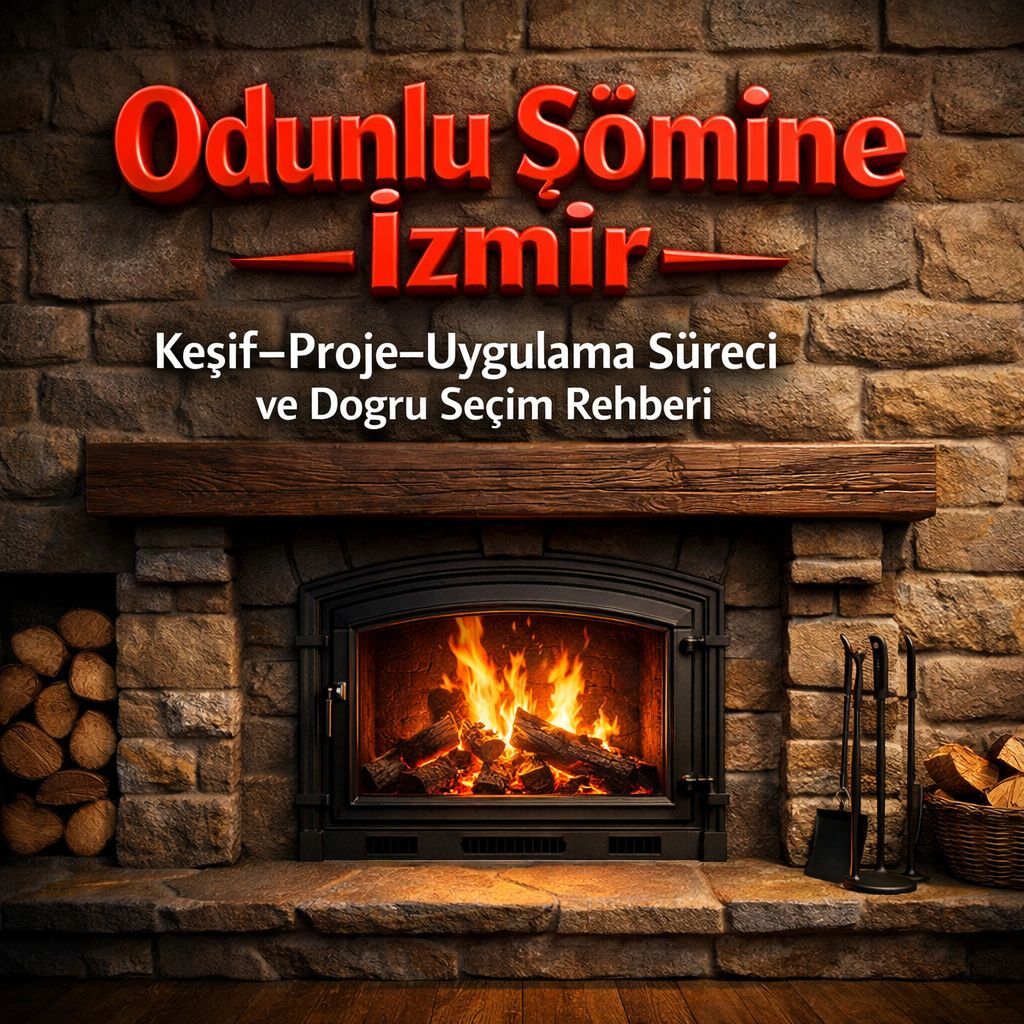 Odunlu Şömine İzmir: Keşif–Proje–Uygulama Süreci ve Doğru Seçim Rehberi