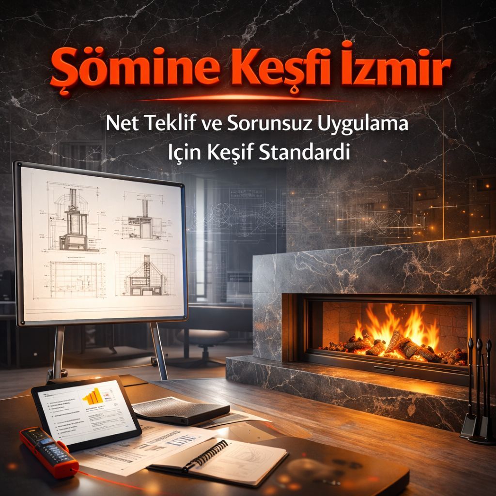 Şömine Keşfi İzmir: Net Teklif ve Sorunsuz Uygulama İçin Keşif Standardı