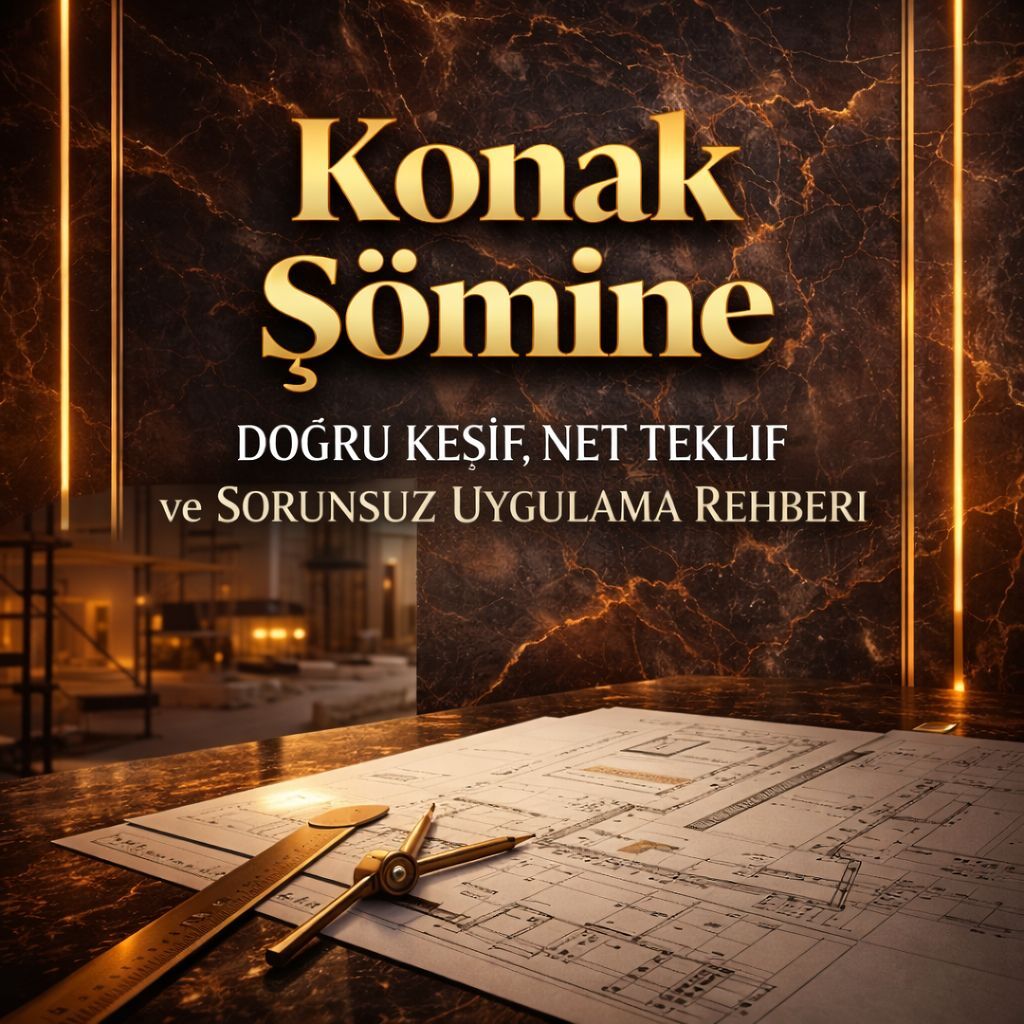 Gıda Çarşısı Konak Şömine: Doğru Keşif, Net Teklif ve Sorunsuz Uygulama Rehberi