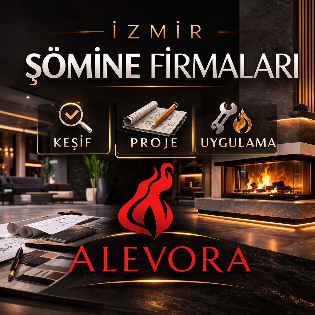 İzmir Şömine Firmaları | Keşif–Proje–Uygulama | Alevora®