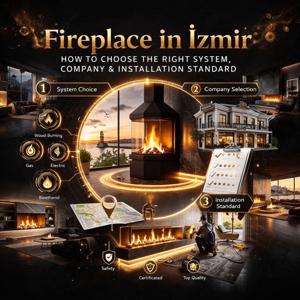 Fireplace in Izmir: How to Choose the Right System, Company, and Installation Standard