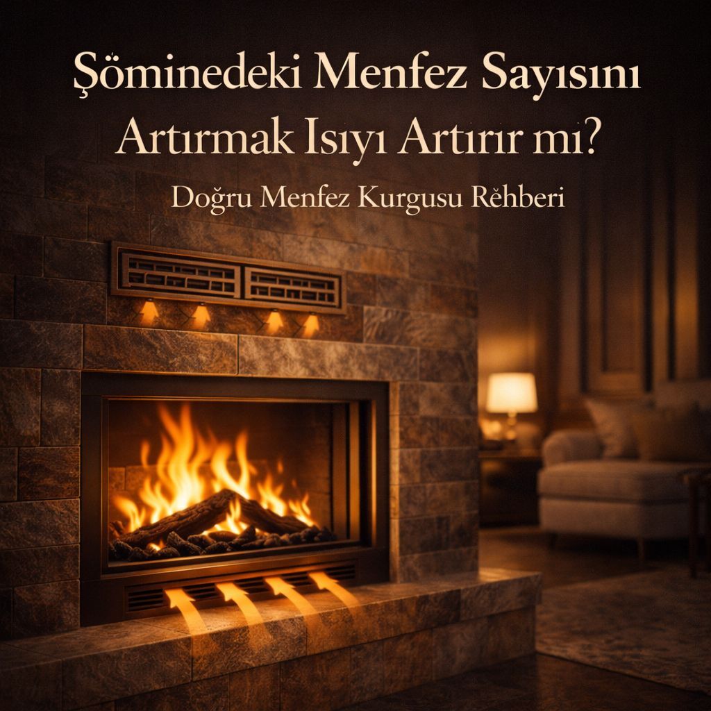 Şöminedeki Menfez Sayısını Artırmak Isıyı Artırır mı? Doğru Menfez Kurgusu Rehberi