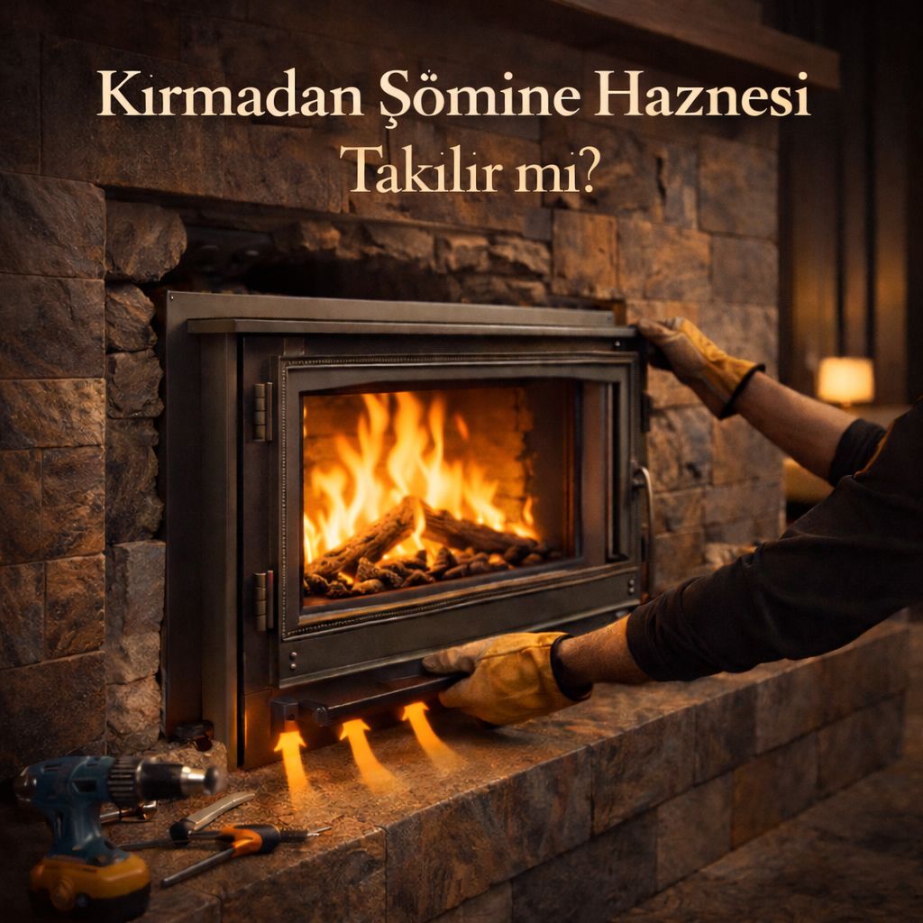 İç Haznesi Olmayan Şömineye Kırmadan Hazne Yerleştirmek Mümkün mü? 