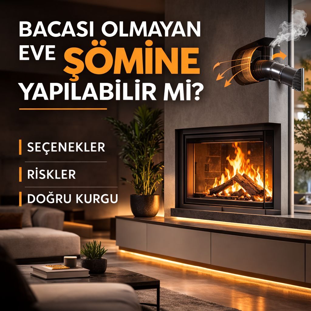 Bacası Olmayan Eve Şömine Yapılabilir mi? Seçenekler, Riskler ve Doğru Kurgu