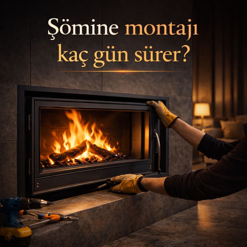 Şömine Montajı Kaç Gün Sürer? Süreyi Belirleyen Tüm Detaylar