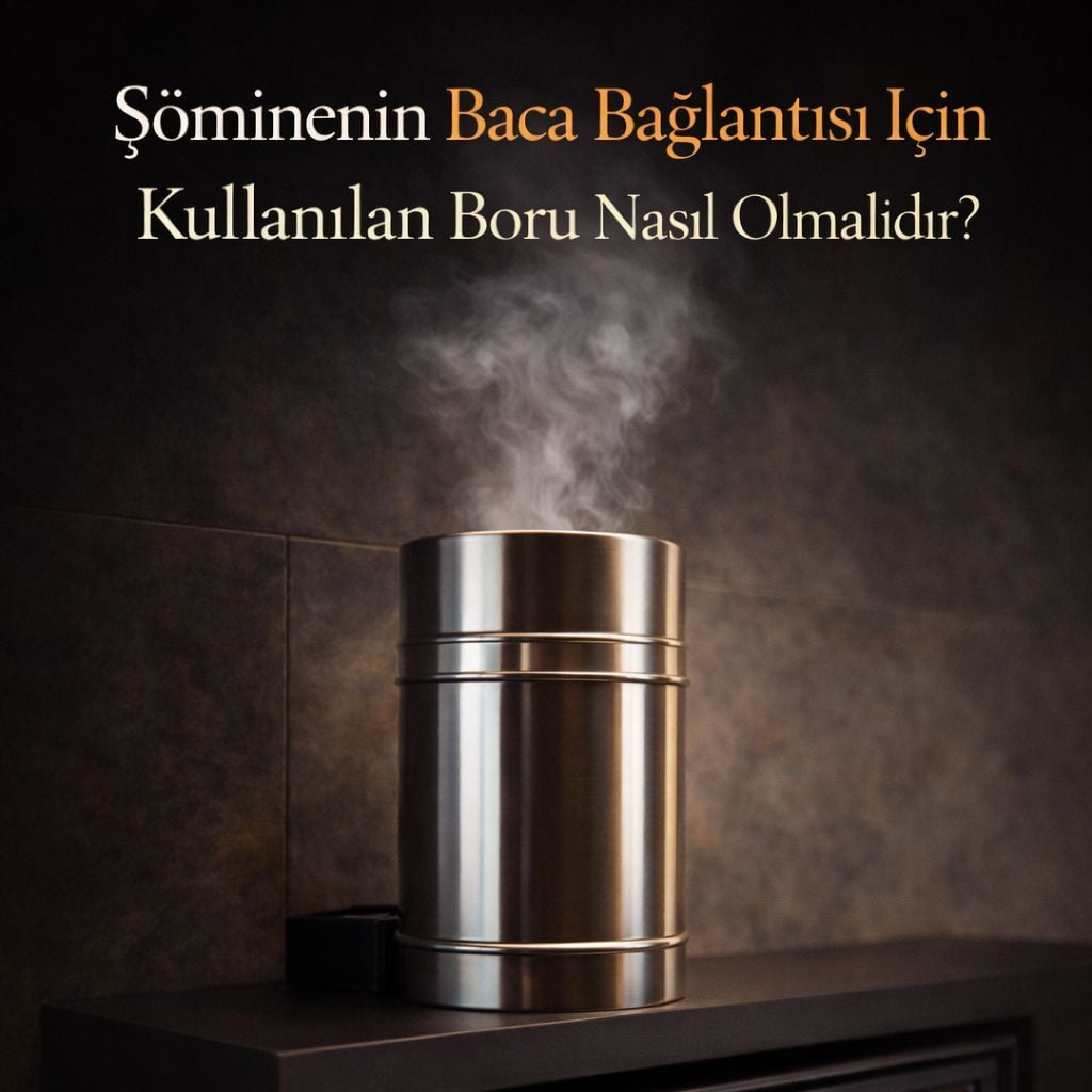 Şömine Baca Bağlantısı İçin Kullanılan Boru Nasıl Olmalıdır?