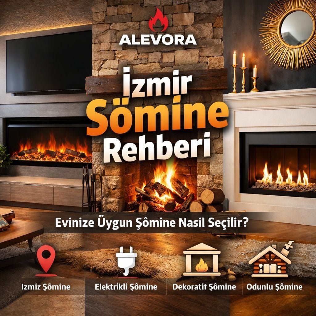 İzmir şömine rehberi: Evinize en uygun şömine sistemi nasıl seçilir?