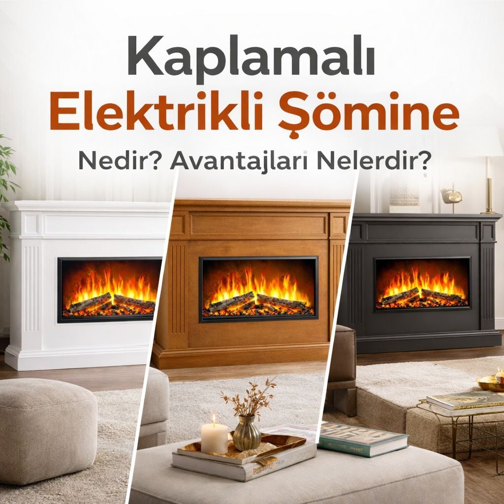 Kaplamalı Elektrikli Şömine Nedir? Avantajları Nelerdir?