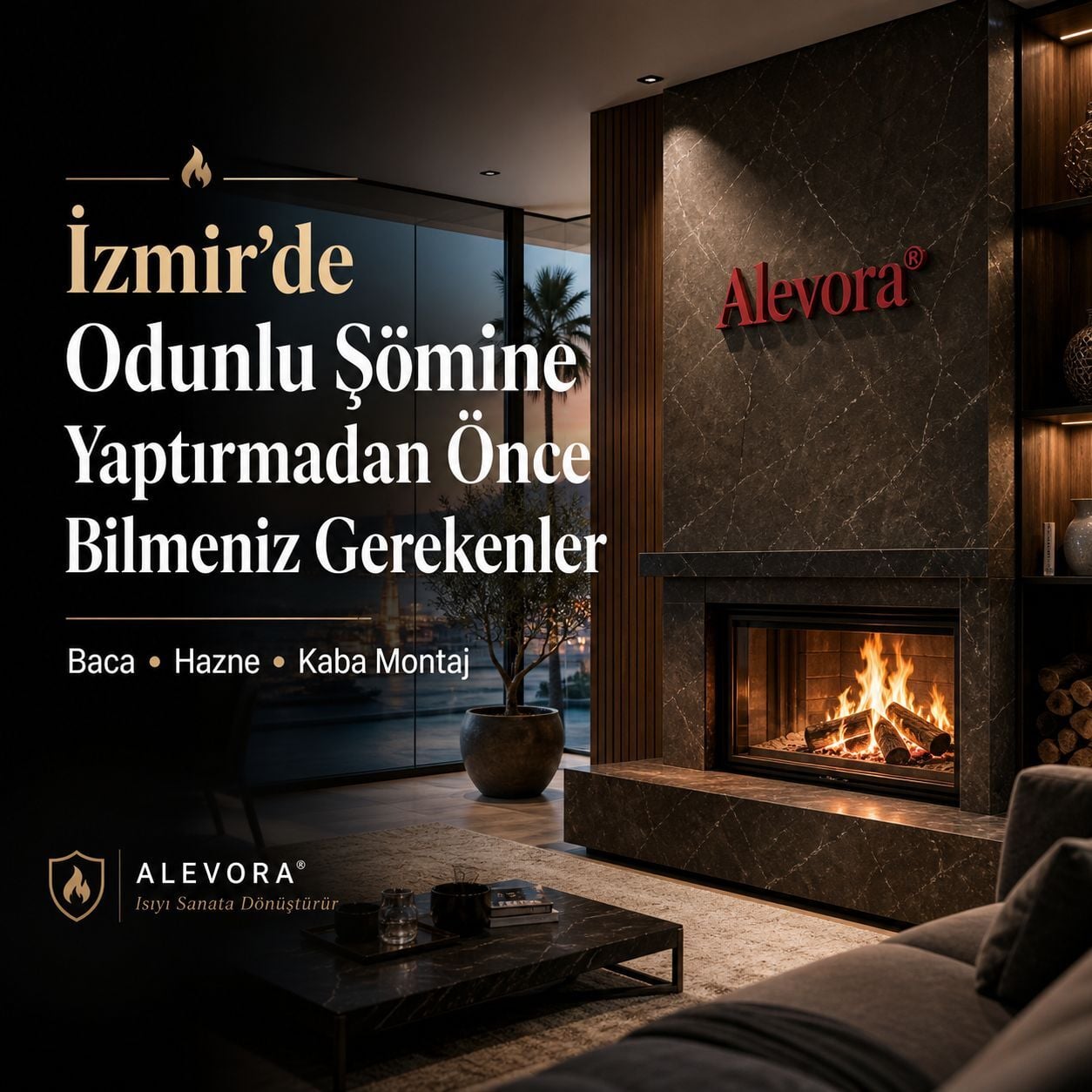 İzmir’de Odunlu Şömine Yaptırmadan Önce Bilmeniz Gerekenler