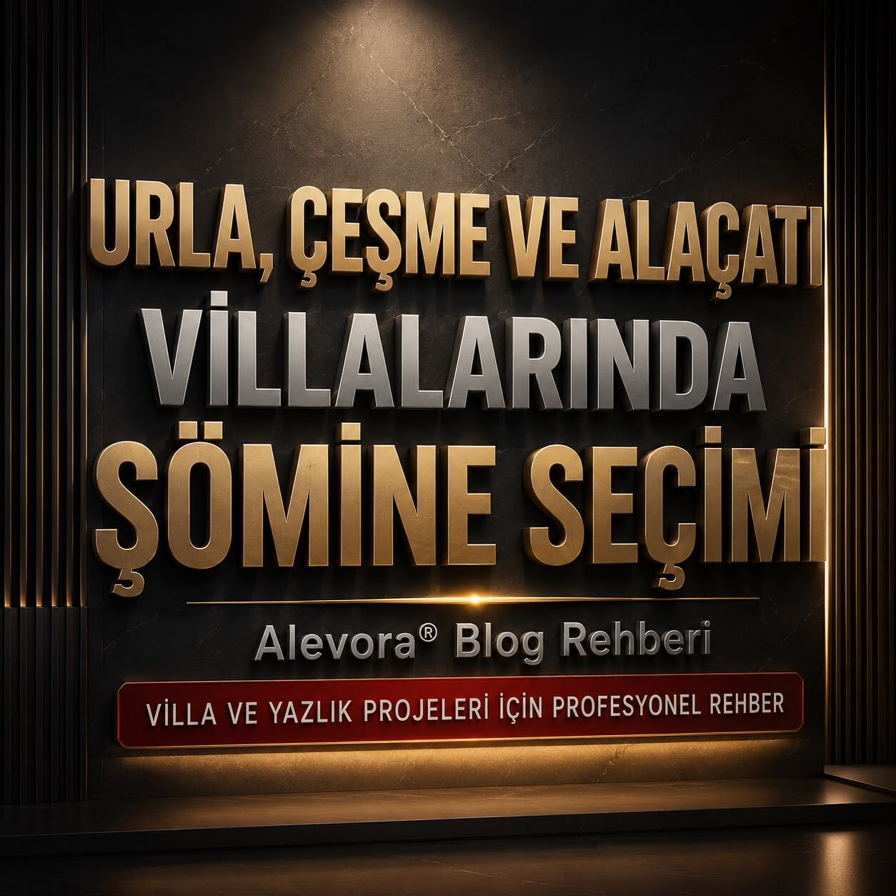 Urla, Çeşme ve Alaçatı Villalarında Şömine Seçimi