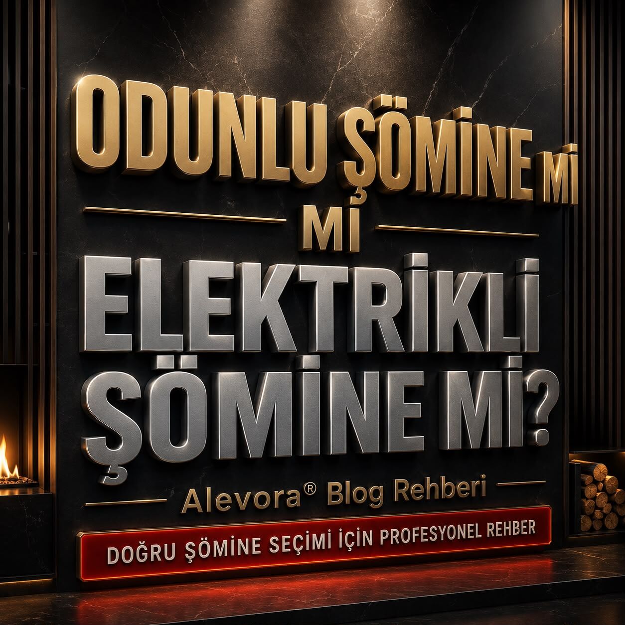 Odunlu Şömine mi Elektrikli Şömine mi? Hangi Şömine Size Uygun?