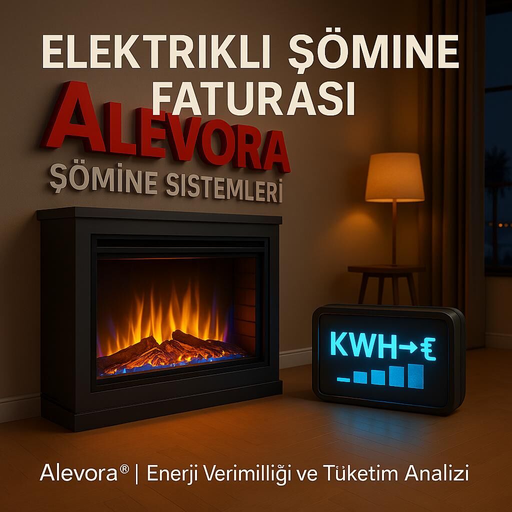  İzmir Şömine | Elektrikli Şömine Faturası kWh→TL Rehberi  