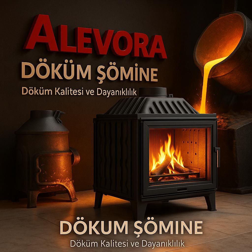 Döküm Şömine | Alevora® ile Döküm Kalitesi, Dayanıklılık ve Mükemmel Isı Performansı