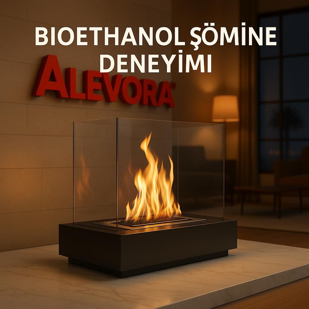 Bioethanol Şömine | Alevora® ile Duman, Koku ve Bacaya Veda Edin