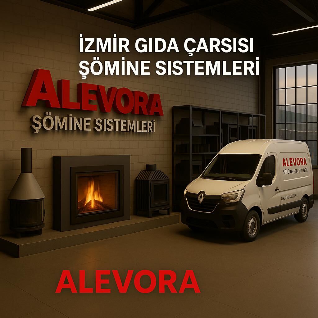 İzmir Gıda Çarşısı Şömine Sistemleri Alevora® Resmî Showroom
