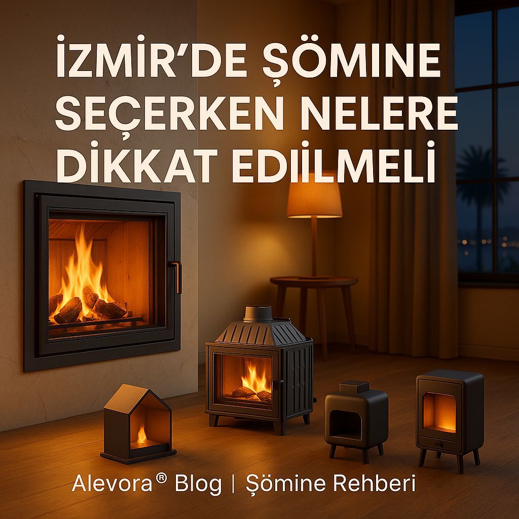 “İzmir Şömineci Seçerken Nelere Dikkat Etmelisiniz? Alevora® Showroom Rehberi”