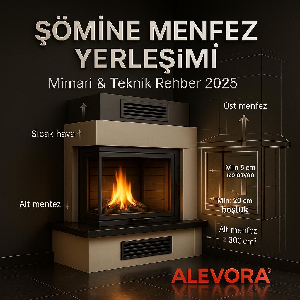 Şömine Menfez Yerleşimi – Mimari & Teknik Rehber 2025