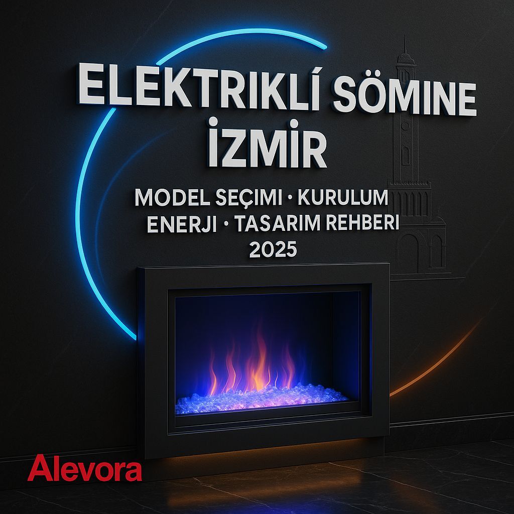 Elektrikli Şömine İzmir – Model Seçimi, Kurulum, Enerji ve Tasarım Rehberi (2025)