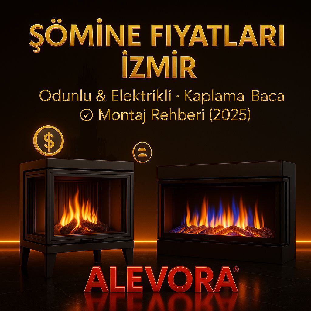 Şömine Fiyatları İzmir – Odunlu & Elektrikli, Kaplama, Baca ve Montaj Rehberi (2025)