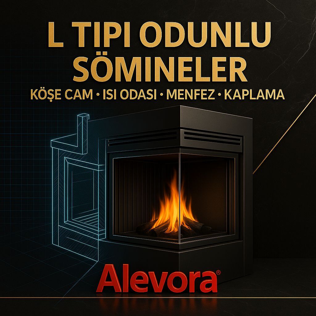 L Tipi Odunlu Şömineler | Alevora İzmir