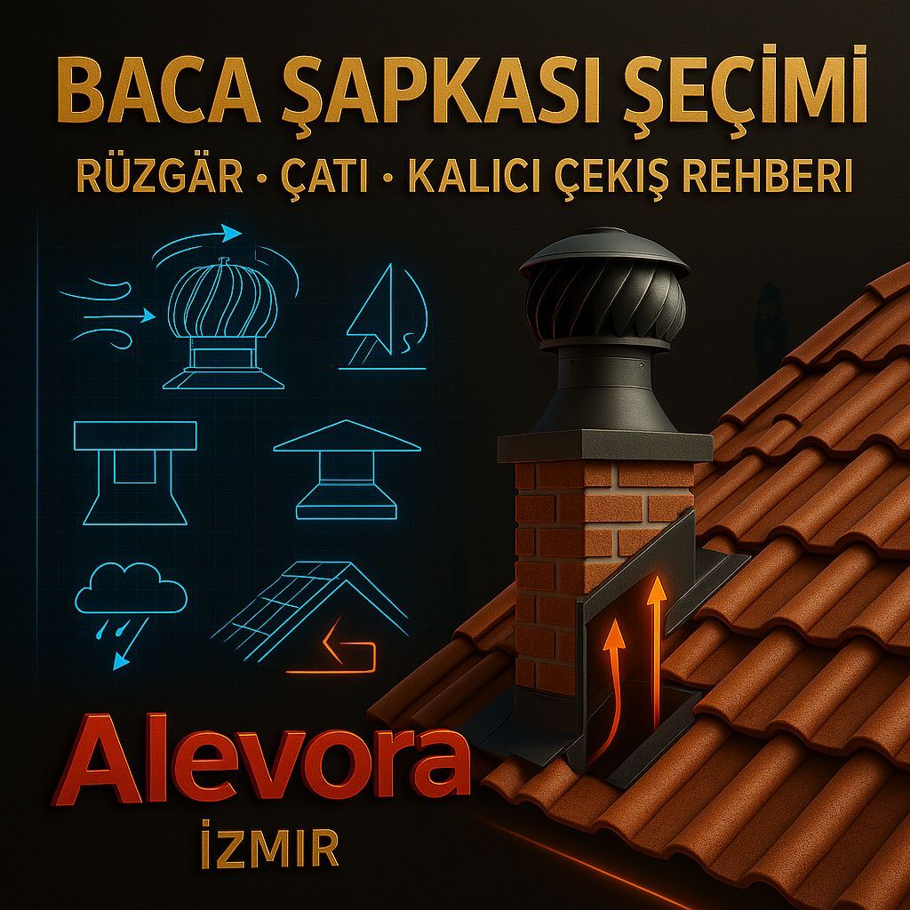Baca Şapkası Seçimi | Rüzgâr, Çatı ve Kalıcı Çekiş Rehberi