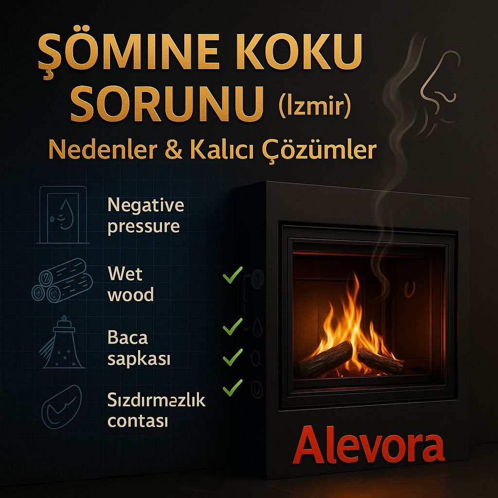 Şömine Koku Sorunu (İzmir) | Nedenler ve Kalıcı Çözümler