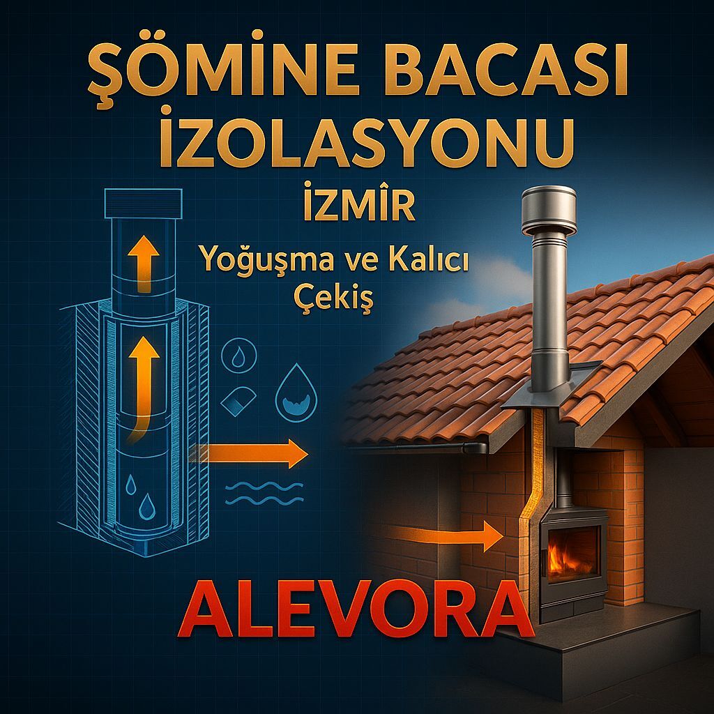 Şömine Bacası İzolasyonu İzmir | Yoğuşma ve Kalıcı Çekiş