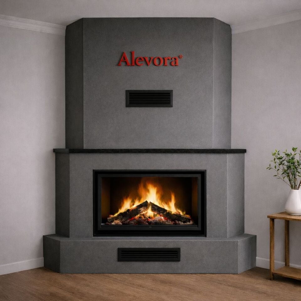 Odunlu Şömine Sistemlerinde Profesyonel Uygulama | Alevora Şömine